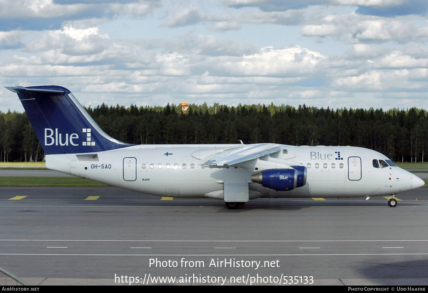 Aircraft Photo of OH-SAO | BAE Systems Avro 146-RJ85 | Blue1 | AirHistory.net #535133