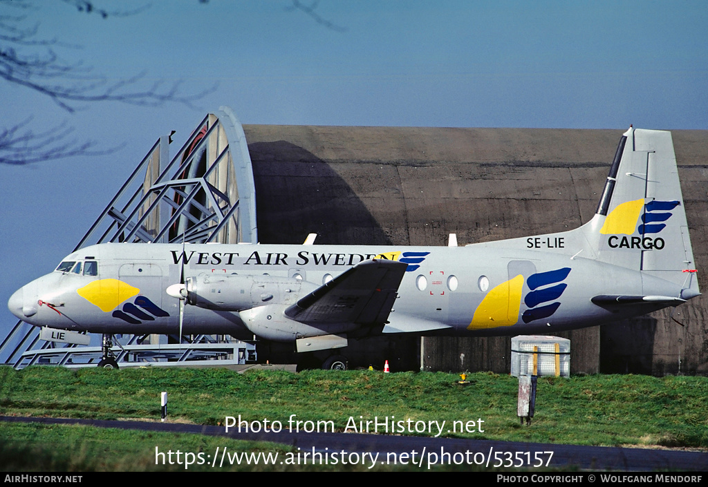 Aircraft Photo of SE-LIE | Hawker Siddeley HS-748 Srs2A/229 | West Air Sweden | AirHistory.net #535157