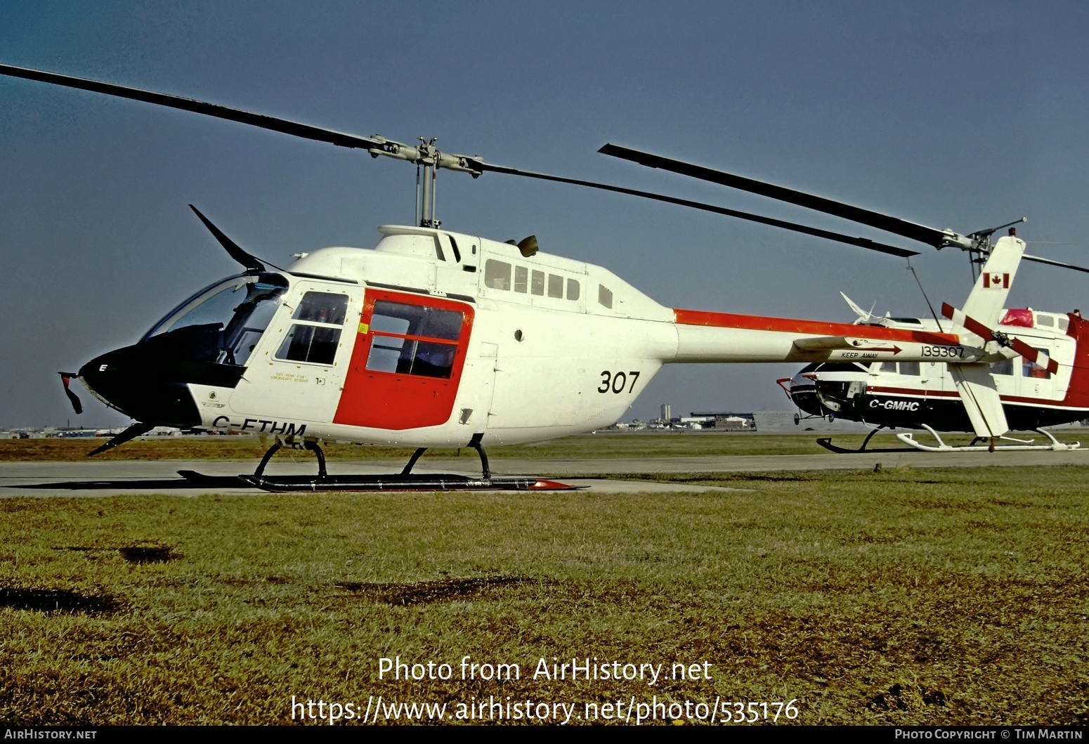 Aircraft Photo of C-FTHM / 139307 | Bell CH-139 JetRanger III (206B-3) | AirHistory.net #535176