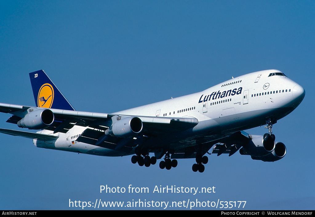 Aircraft Photo of D-ABZD | Boeing 747-230B | Lufthansa | AirHistory.net #535177