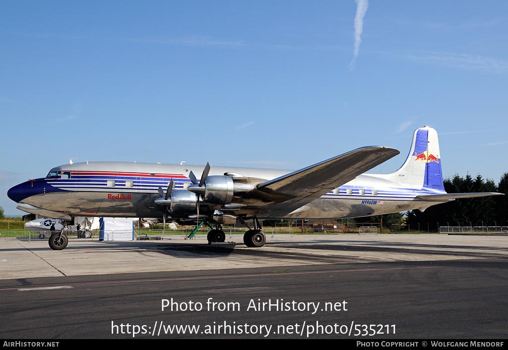 Aircraft Photo of N996DM | Douglas DC-6B | Red Bull | AirHistory.net #535211