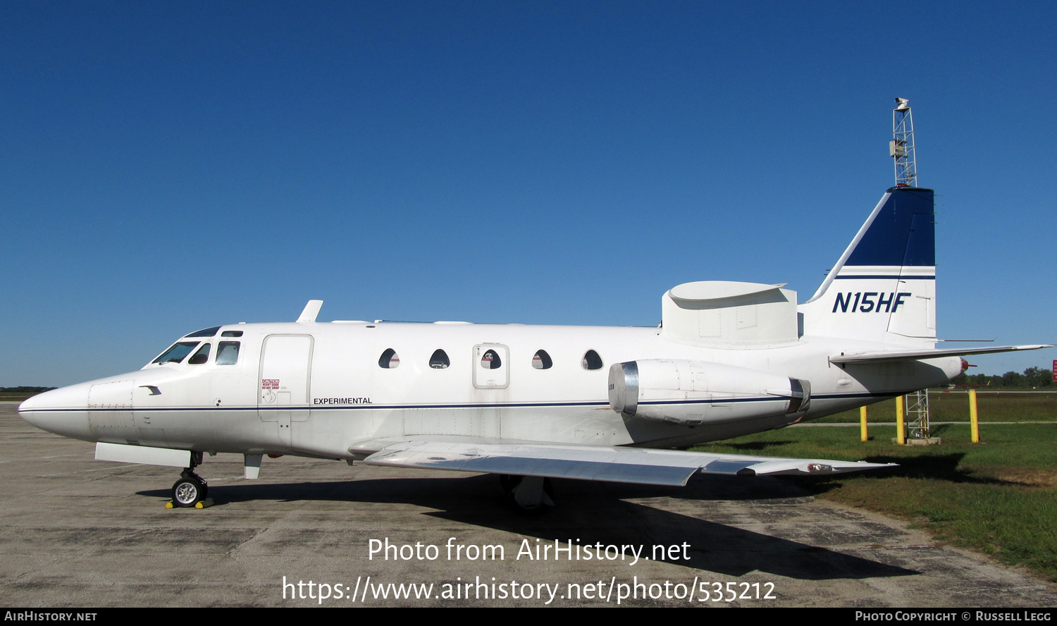 Aircraft Photo of N15HF | North American Rockwell NA-306 Sabreliner 60 | AirHistory.net #535212