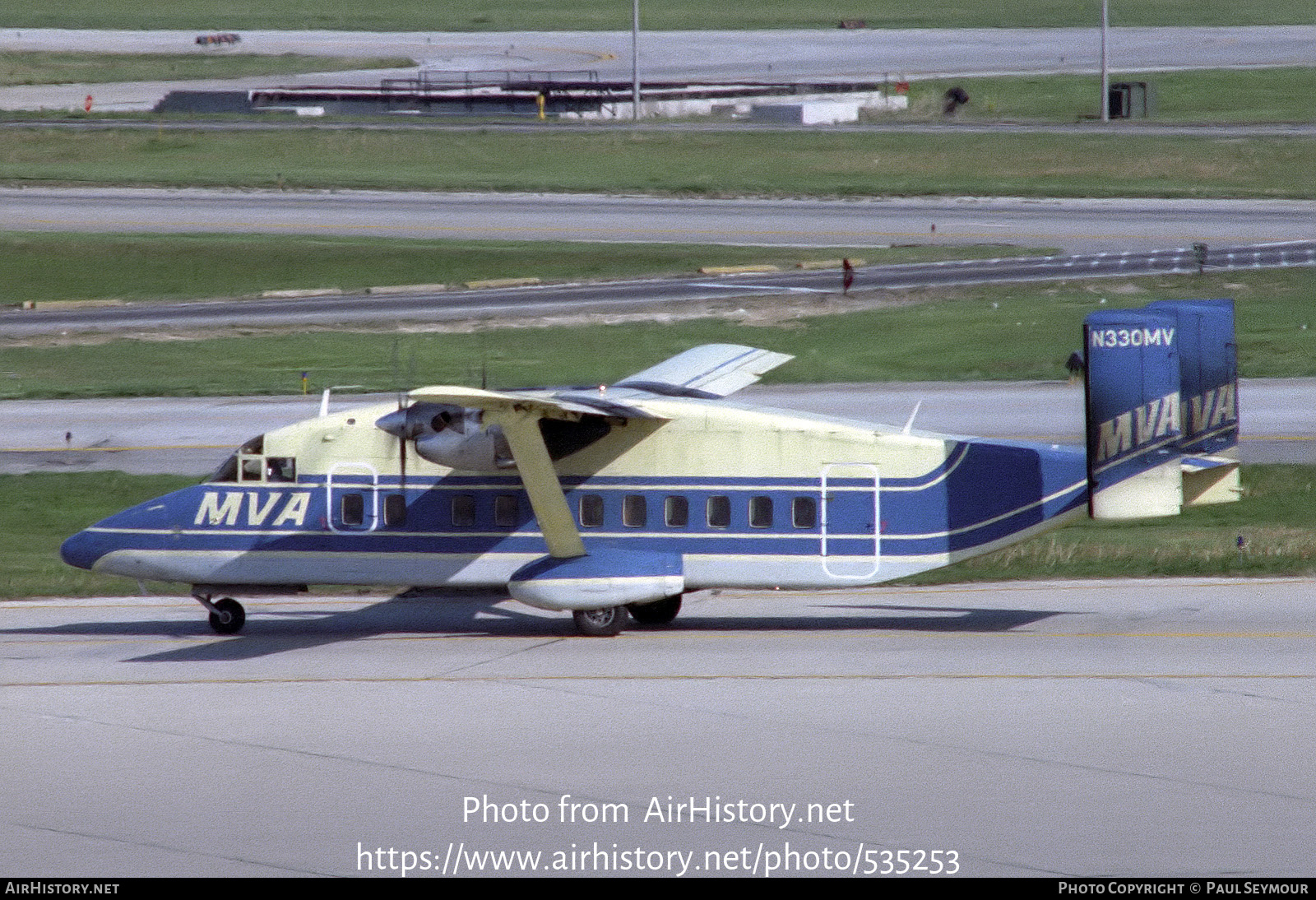 Aircraft Photo of N330MV | Short 330-200 | Mississippi Valley Airlines - MVA | AirHistory.net #535253