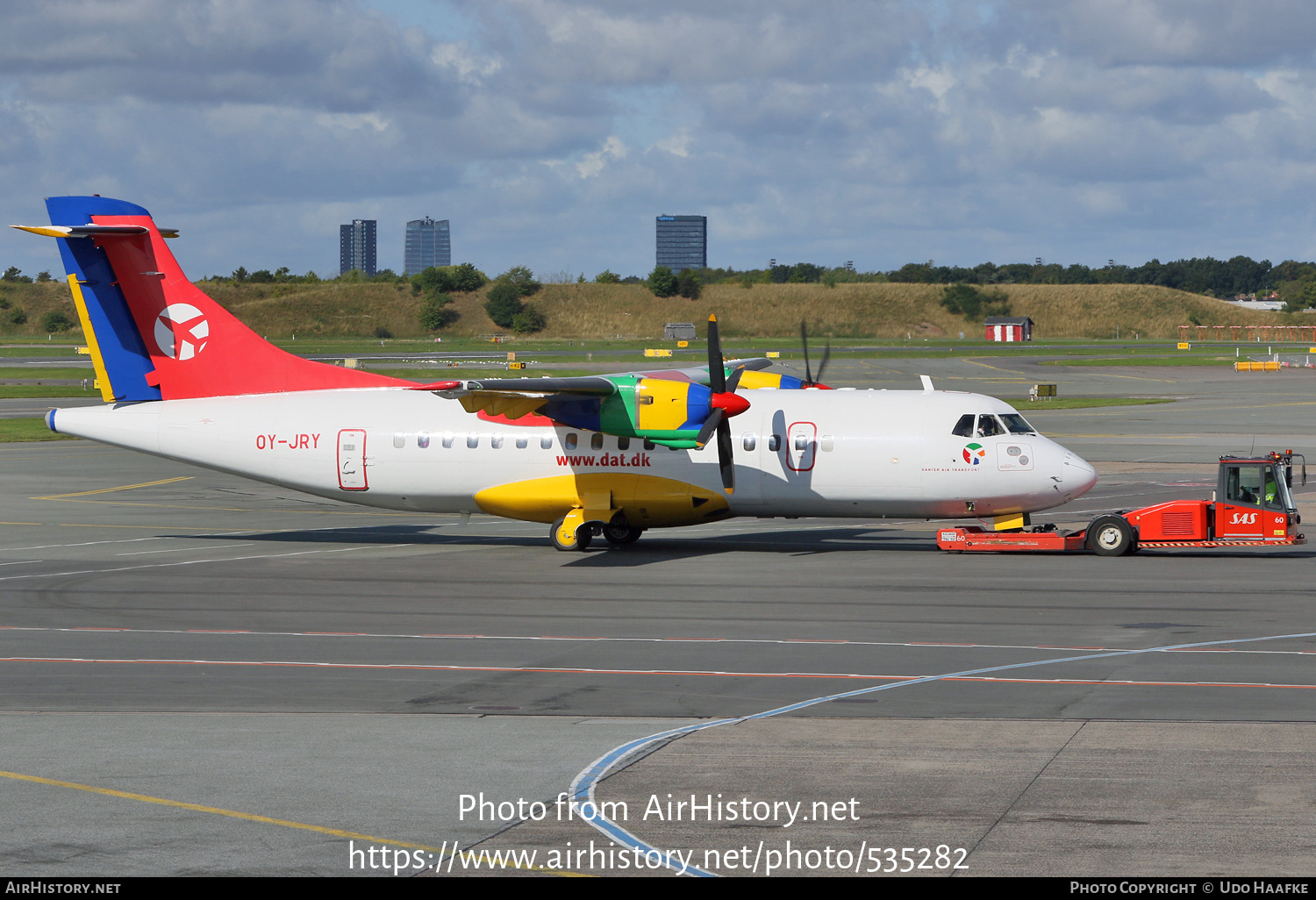 Aircraft Photo of OY-JRY | ATR ATR-42-300 | Danish Air Transport - DAT | AirHistory.net #535282