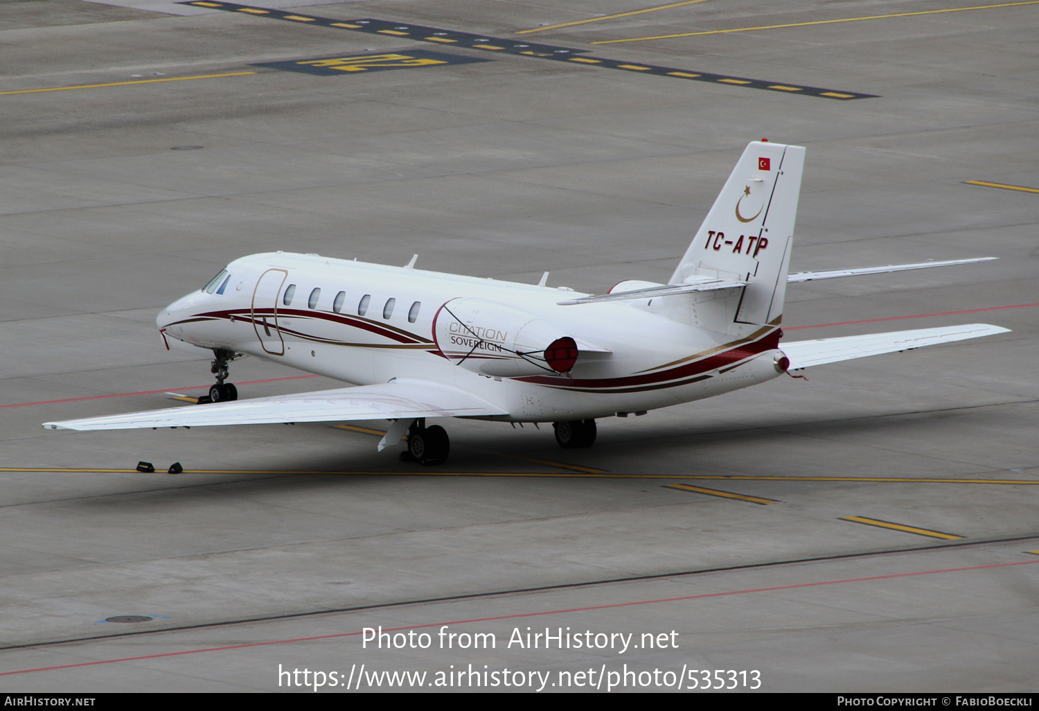 Aircraft Photo of TC-ATP | Cessna 680 Citation Sovereign | AirHistory.net #535313