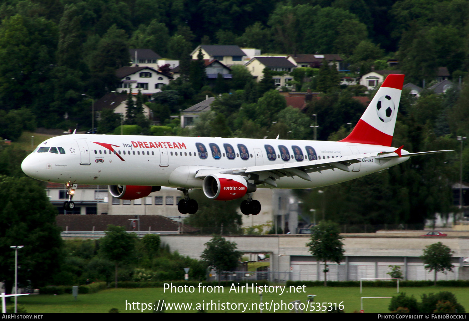 Aircraft Photo of OE-LBA | Airbus A321-111 | Austrian Airlines | AirHistory.net #535316