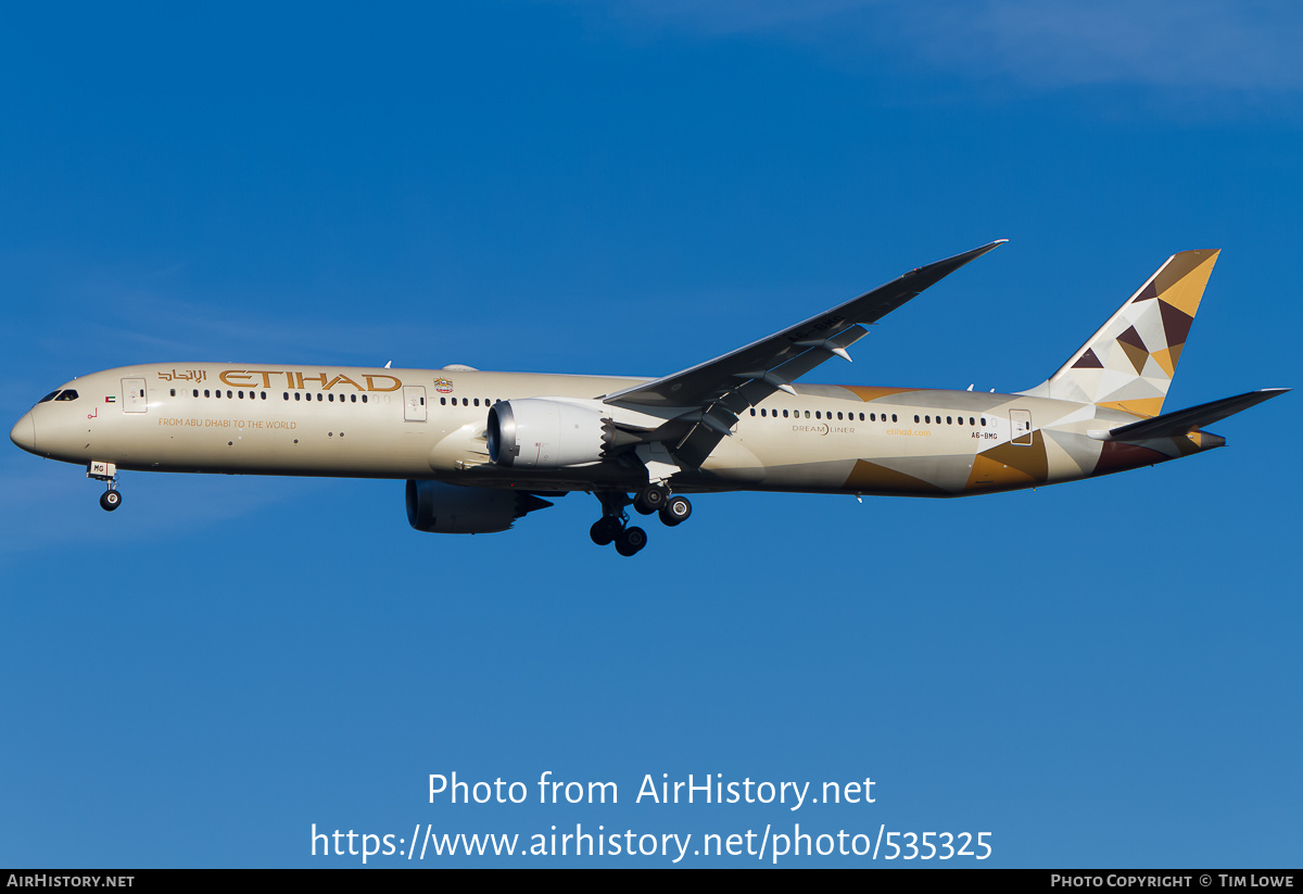 Aircraft Photo of A6-BMG | Boeing 787-10 Dreamliner | Etihad Airways | AirHistory.net #535325