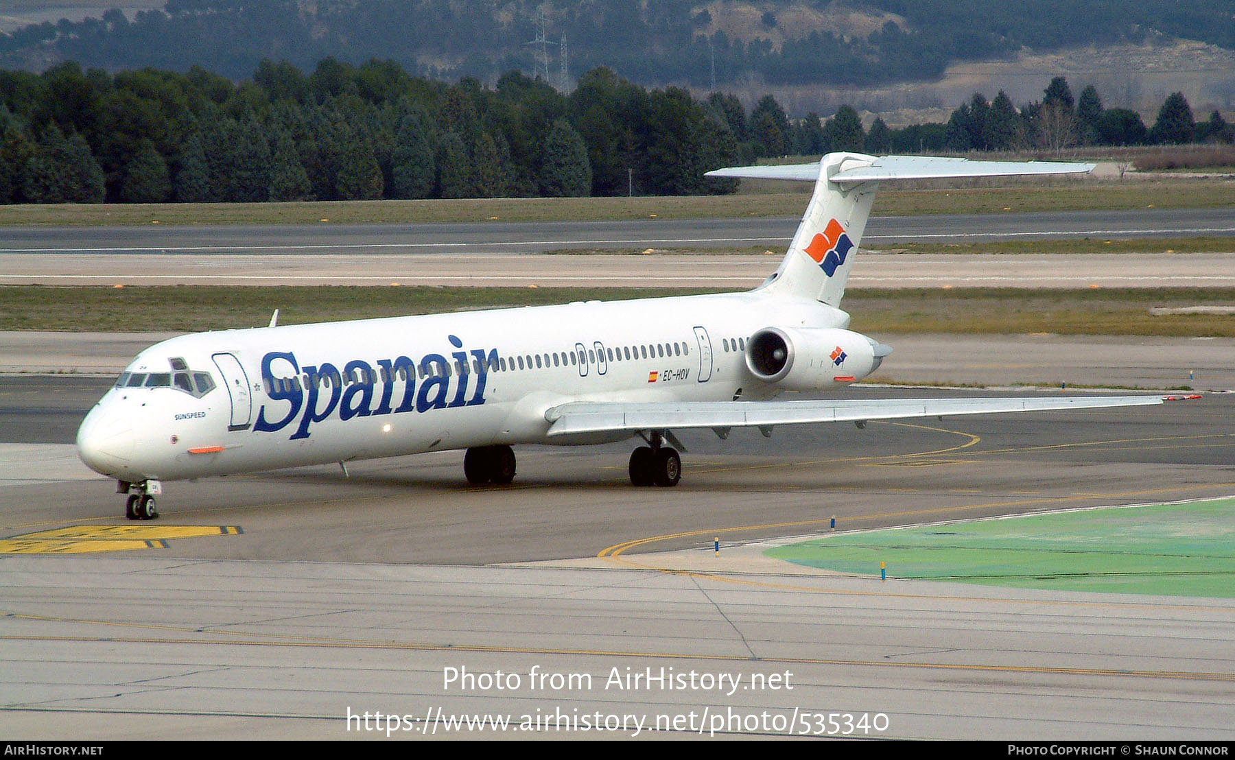 Aircraft Photo of EC-HOV | McDonnell Douglas MD-82 (DC-9-82) | Spanair | AirHistory.net #535340