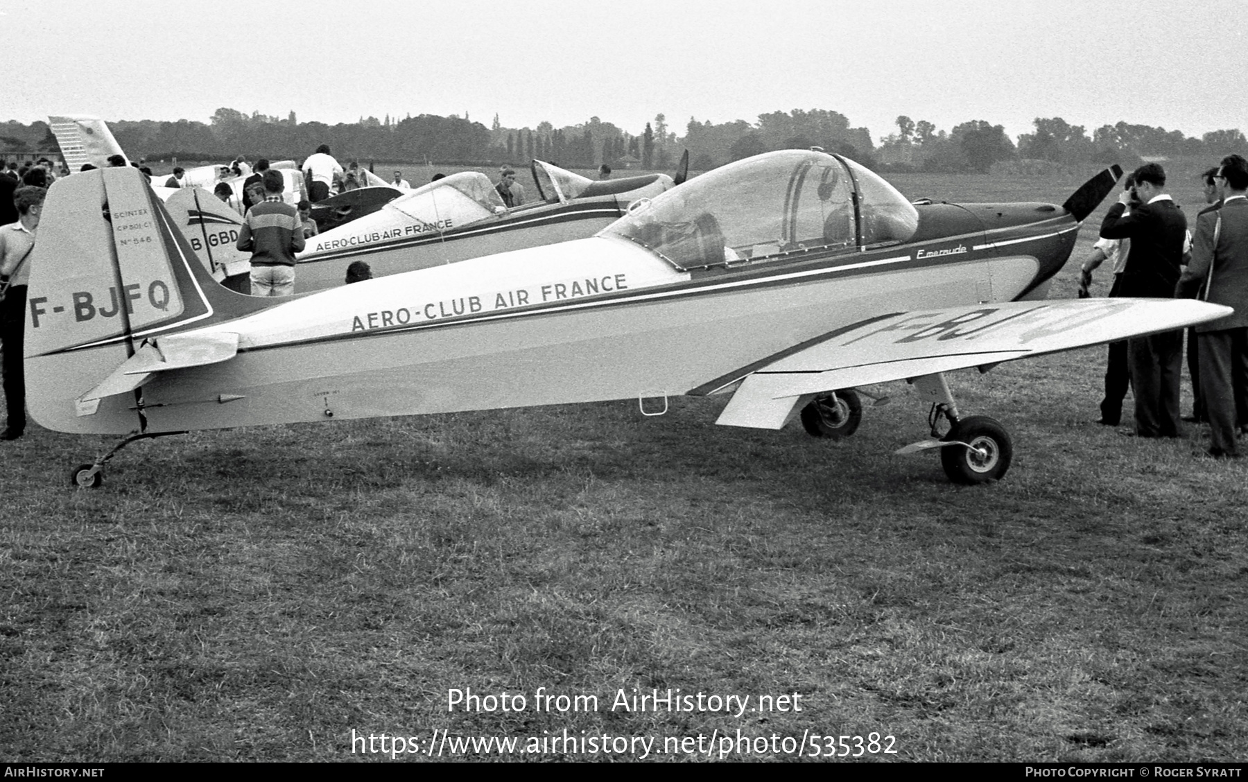 Aircraft Photo of F-BJFQ | Scintex CP-301C-1 Emeraude | Aéro-club Air France | AirHistory.net #535382