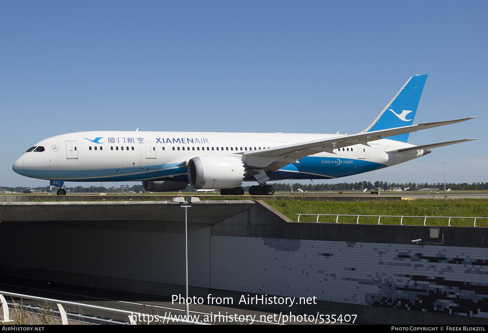 Aircraft Photo of B-2769 | Boeing 787-8 Dreamliner | Xiamen Airlines | AirHistory.net #535407