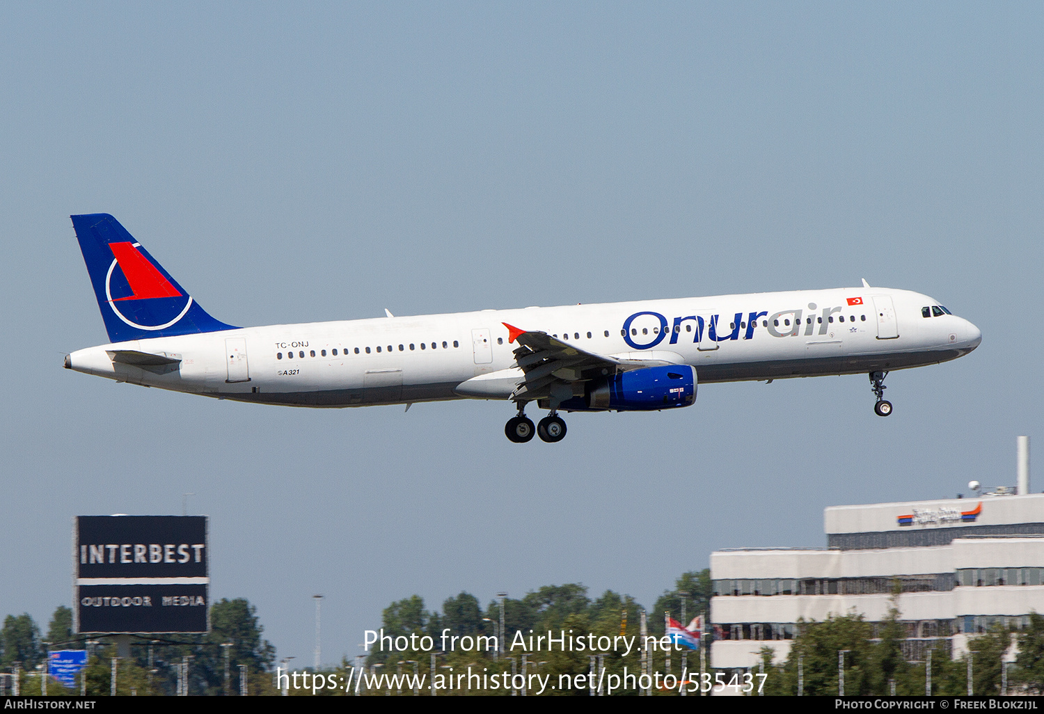 Aircraft Photo of TC-ONJ | Airbus A321-131 | Onur Air | AirHistory.net #535437