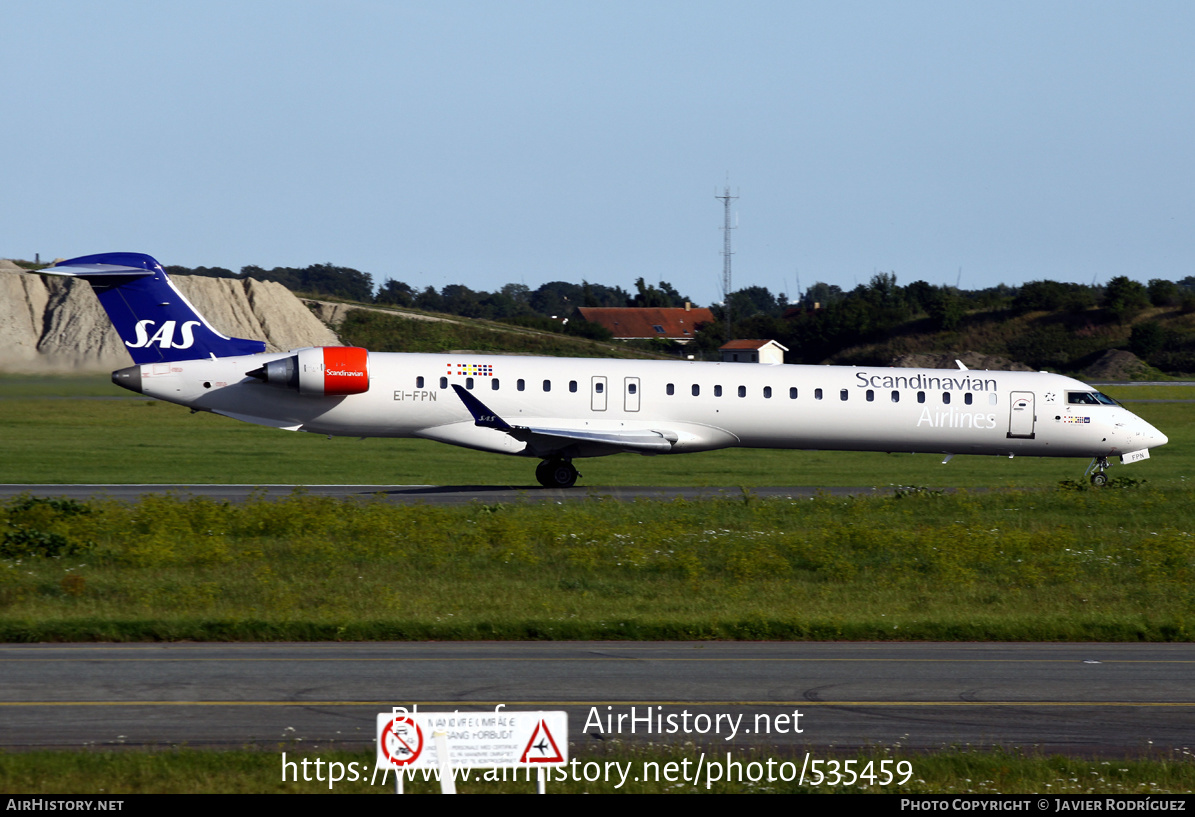 Aircraft Photo of EI-FPN | Bombardier CRJ-900LR (CL-600-2D24) | Scandinavian Airlines - SAS | AirHistory.net #535459