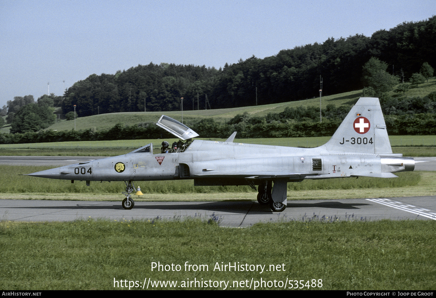 Aircraft Photo of J-3004 | Northrop F-5E Tiger II | Switzerland - Air Force | AirHistory.net #535488