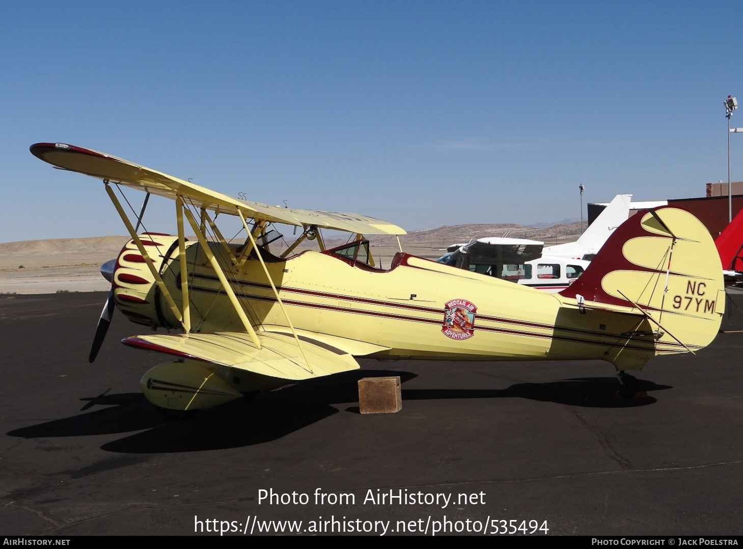 Aircraft Photo of N97YM / NC97YM | Waco YMF-5C | Redtail Air Adventures | AirHistory.net #535494