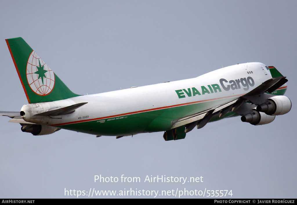 Aircraft Photo of B-16483 | Boeing 747-45EF/SCD | EVA Air Cargo | AirHistory.net #535574