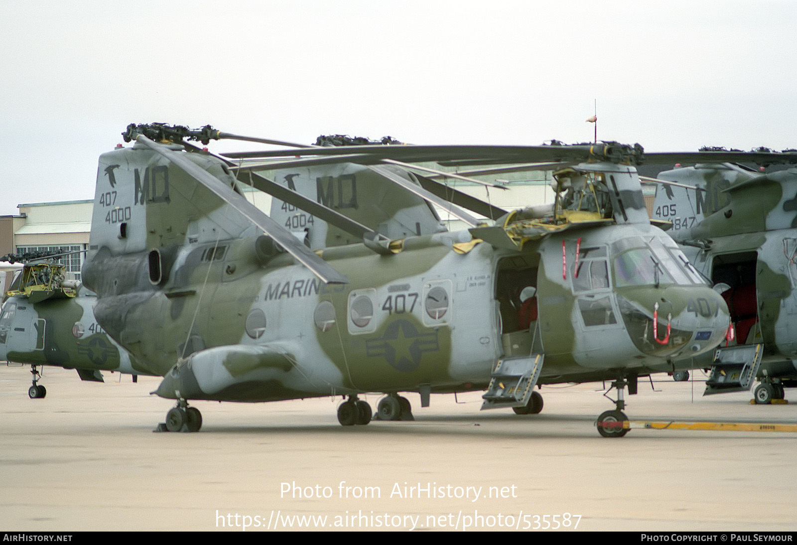 Aircraft Photo of 154000 / 4000 | Boeing Vertol CH-46E Sea Knight | USA - Marines | AirHistory.net #535587