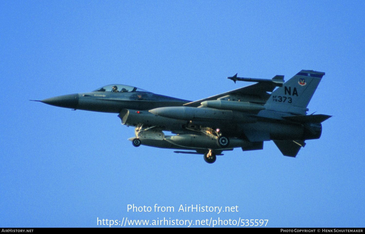 Aircraft Photo of 79-0373 / AF79-373 | General Dynamics F-16A Fighting Falcon | USA - Air Force | AirHistory.net #535597