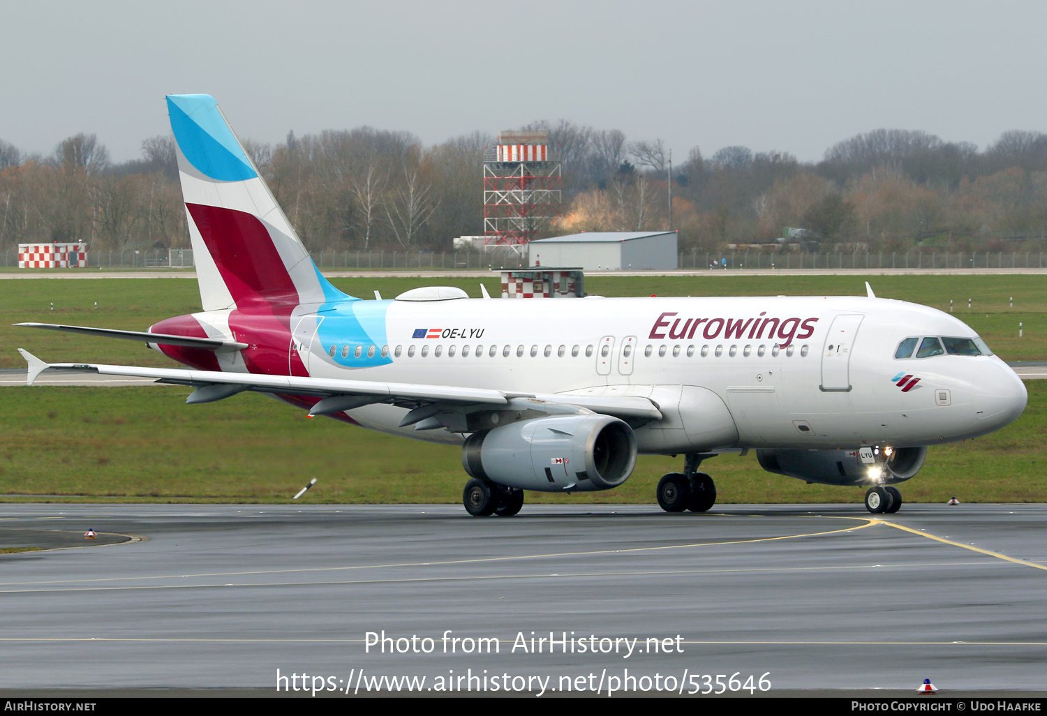 Aircraft Photo of OE-LYU | Airbus A319-132 | Eurowings | AirHistory.net #535646