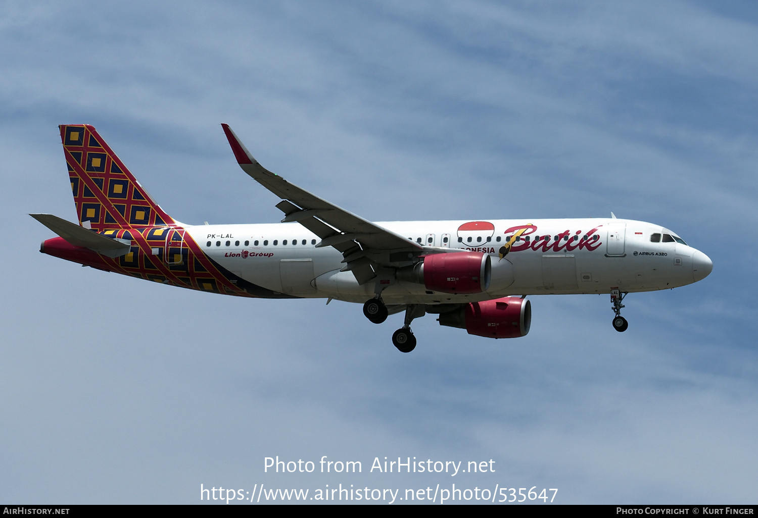 Aircraft Photo of PK-LAL | Airbus A320-214 | Batik Air | AirHistory.net #535647