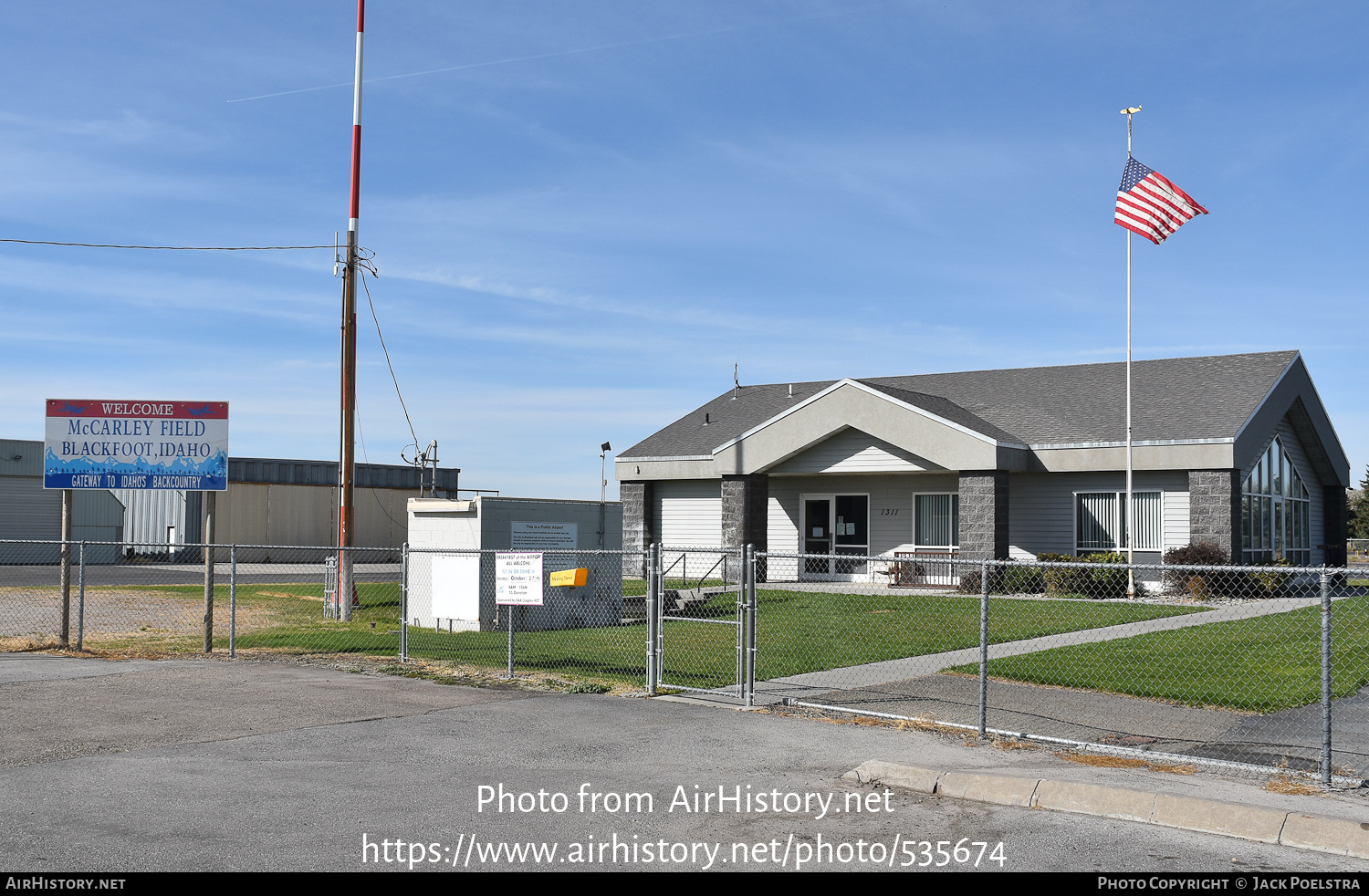 Airport photo of Blackfoot - McCarley Field (U02) in Idaho, United States | AirHistory.net #535674