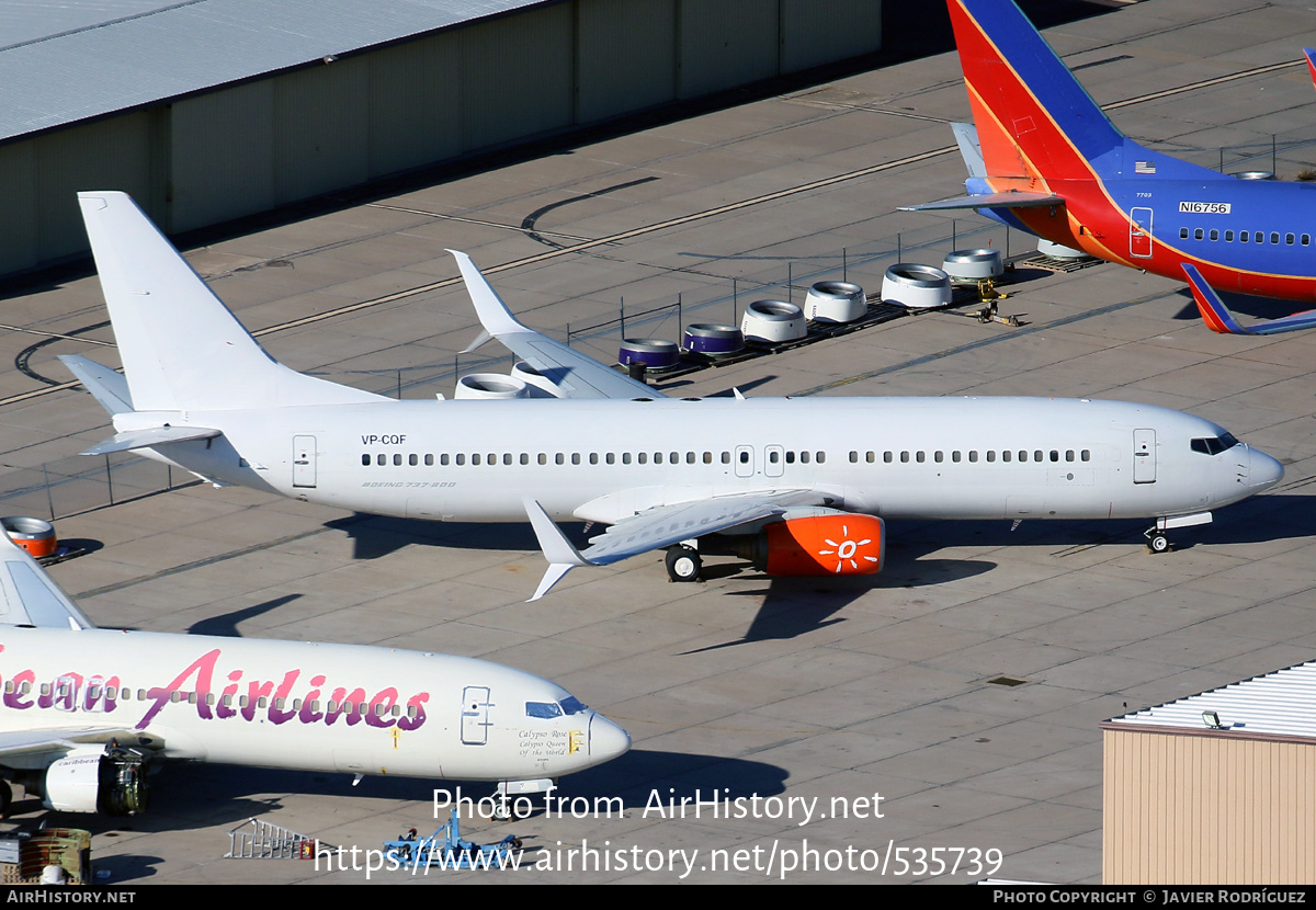 Aircraft Photo of VP-CQF | Boeing 737-8HX | AirHistory.net #535739