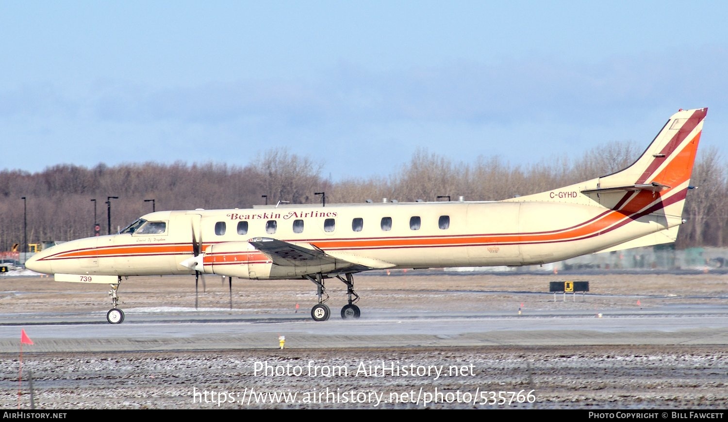 Aircraft Photo of C-GYHD | Fairchild SA-227AC Metro III | Bearskin Airlines | AirHistory.net #535766