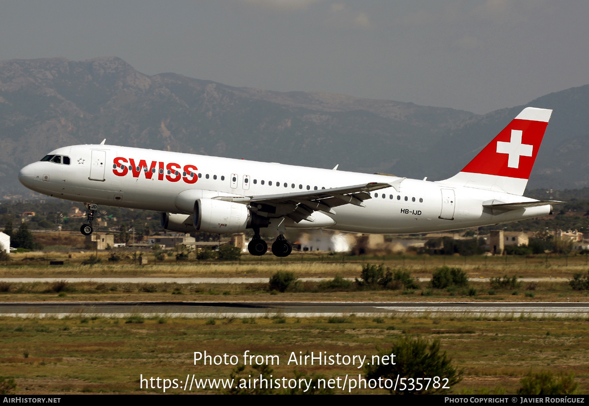 Aircraft Photo of HB-IJD | Airbus A320-214 | Swiss International Air Lines | AirHistory.net #535782