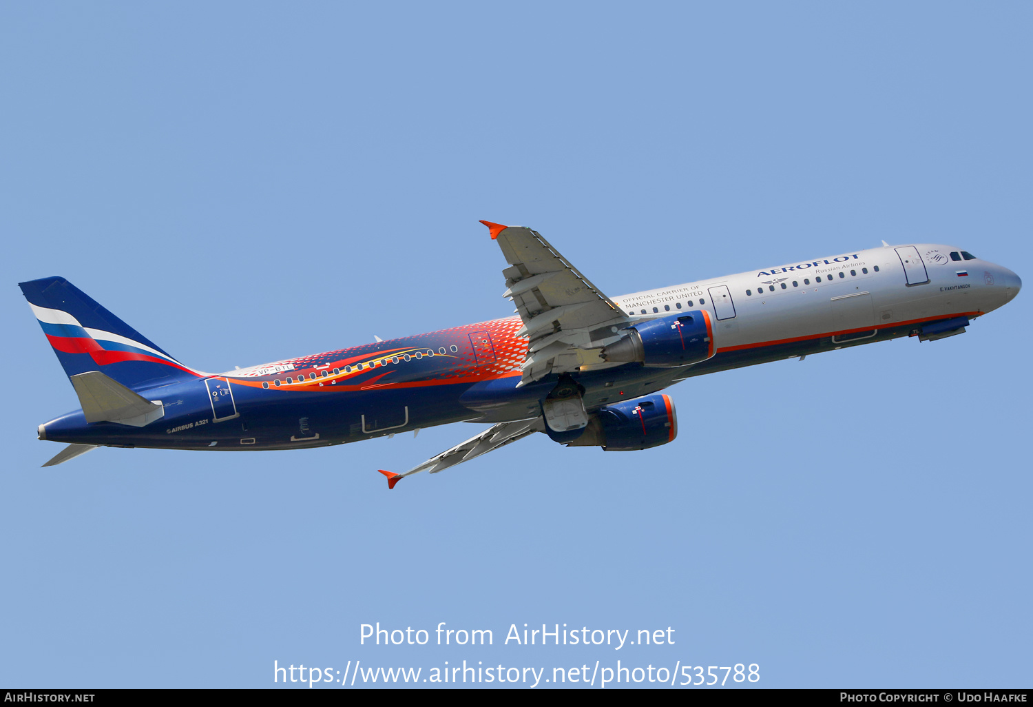 Aircraft Photo of VP-BTL | Airbus A321-211 | Aeroflot - Russian Airlines | AirHistory.net #535788