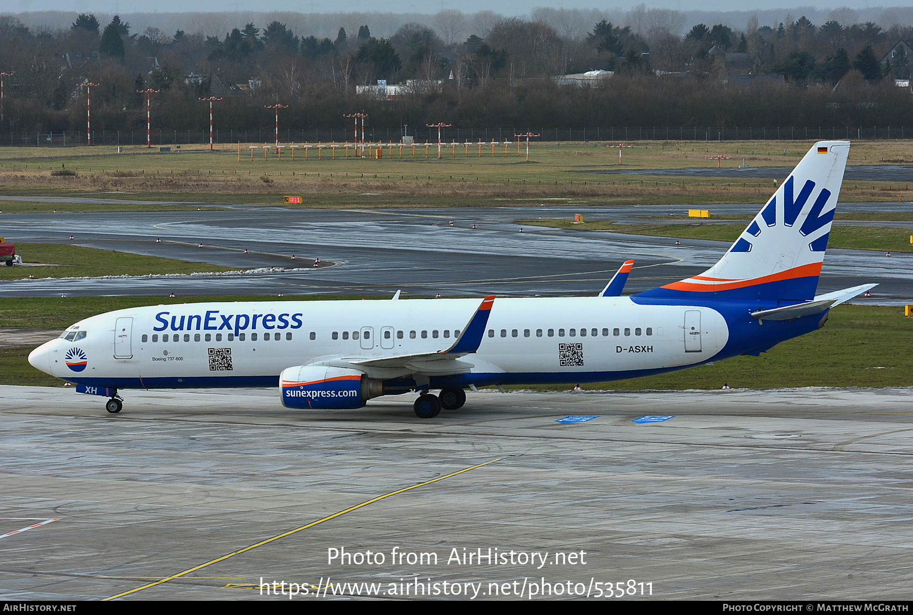 Aircraft Photo of D-ASXH | Boeing 737-8CX | SunExpress | AirHistory.net #535811