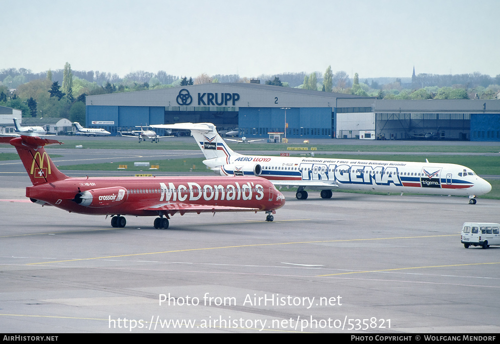 Aircraft Photo of HB-IUH | McDonnell Douglas MD-83 (DC-9-83) | Crossair | AirHistory.net #535821