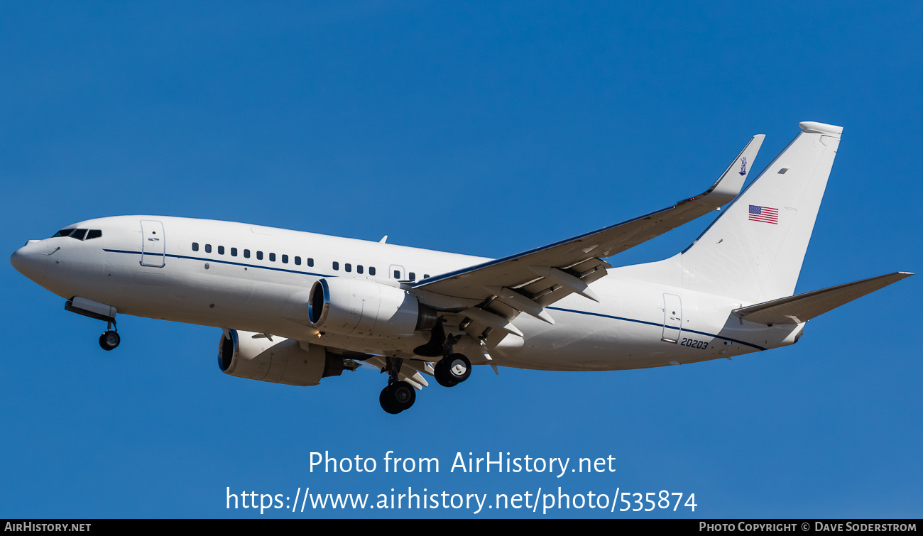 Aircraft Photo of 02-0203 / 20203 | Boeing C-40C | USA - Air Force | AirHistory.net #535874