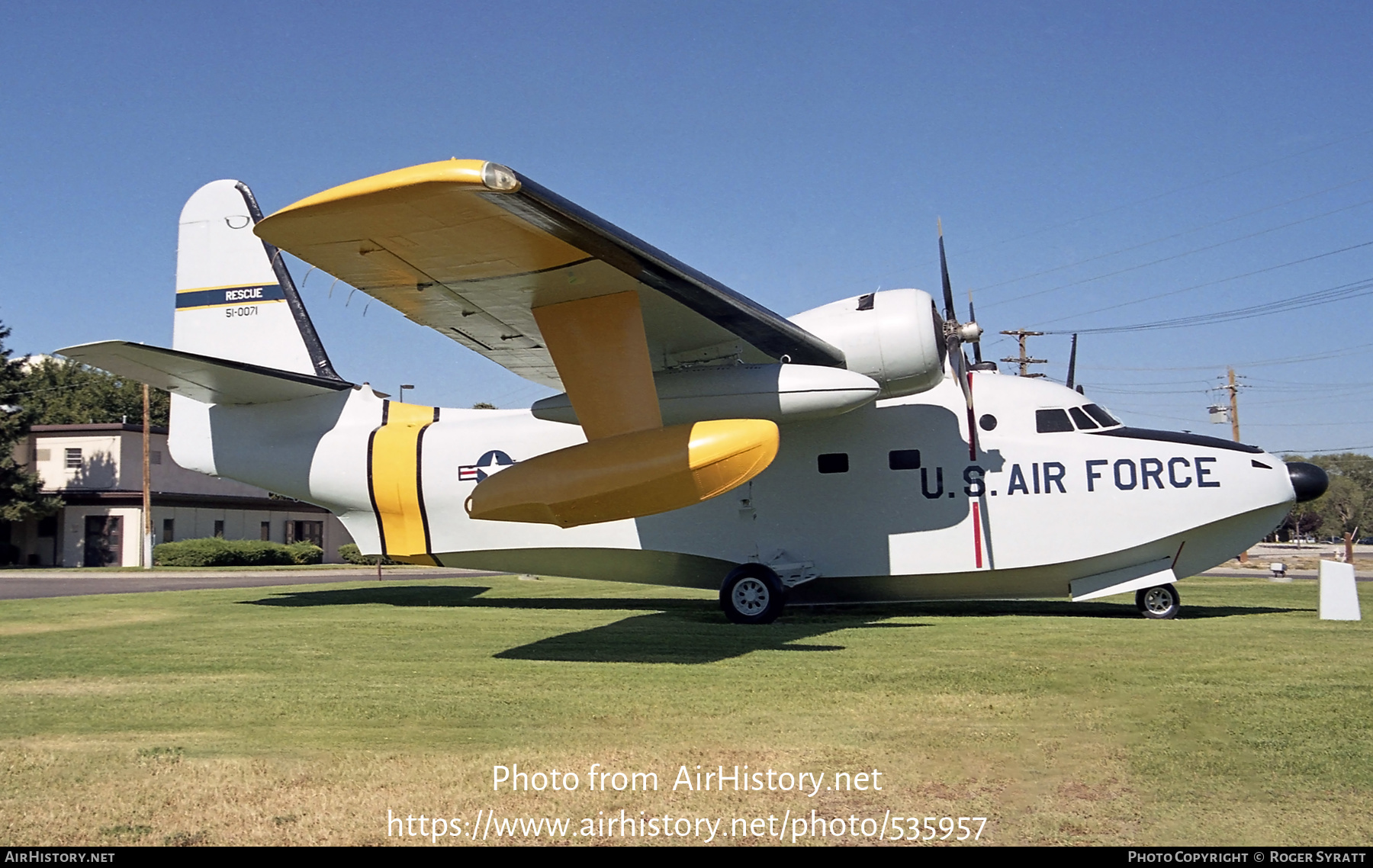 Aircraft Photo of 51-071 | Grumman HU-16E Albatross | USA - Air Force | AirHistory.net #535957