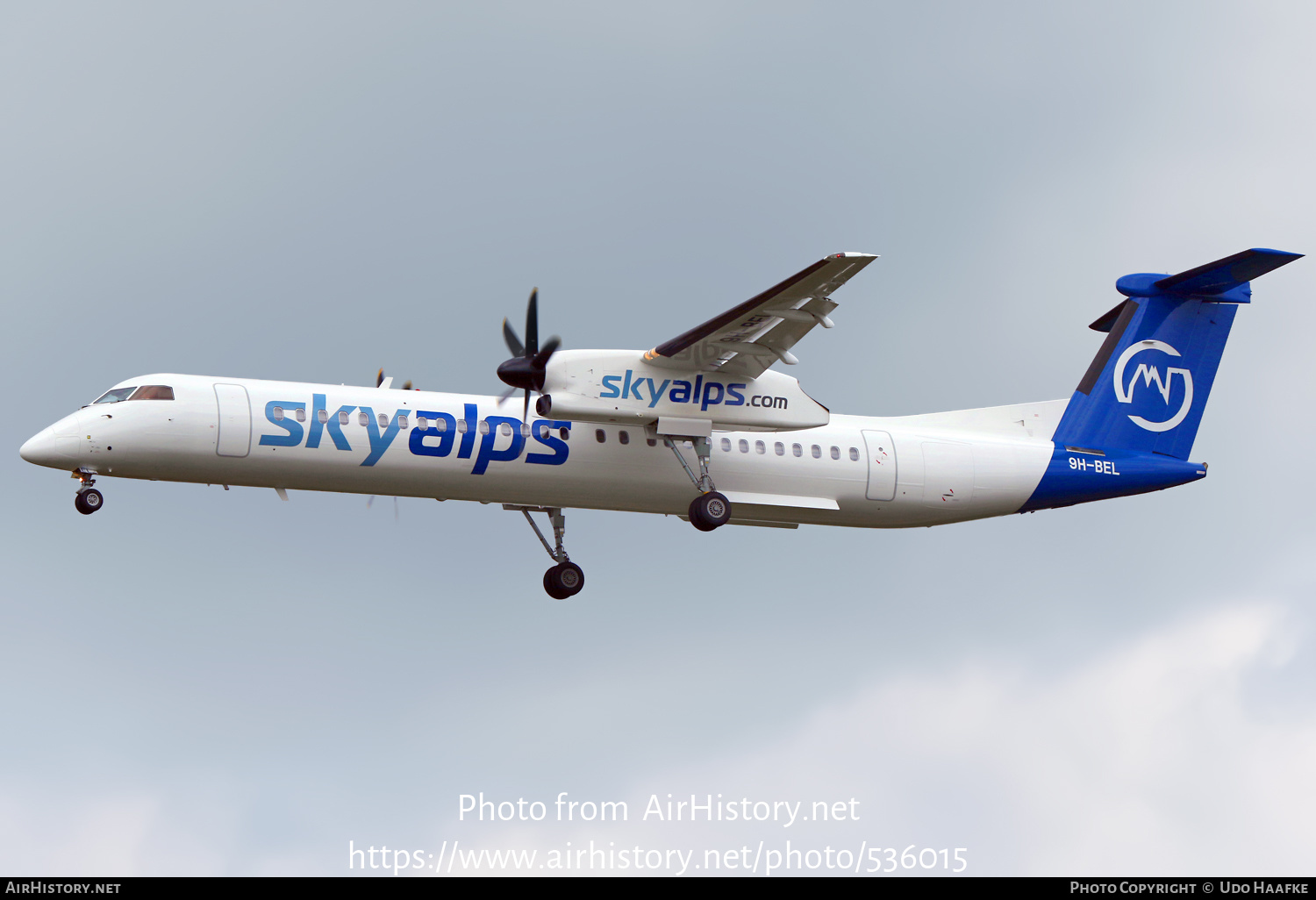 Aircraft Photo of 9H-BEL | Bombardier DHC-8-402 Dash 8 | SkyAlps | AirHistory.net #536015