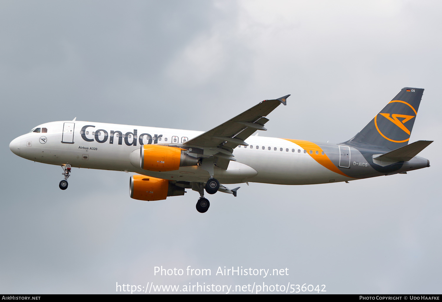 Aircraft Photo of D-AICS | Airbus A320-214 | Condor Flugdienst | AirHistory.net #536042