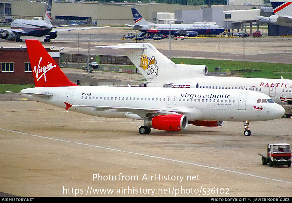 Aircraft Photo of EI-VIR | Airbus A320-231 | Virgin Atlantic Airways | AirHistory.net #536102