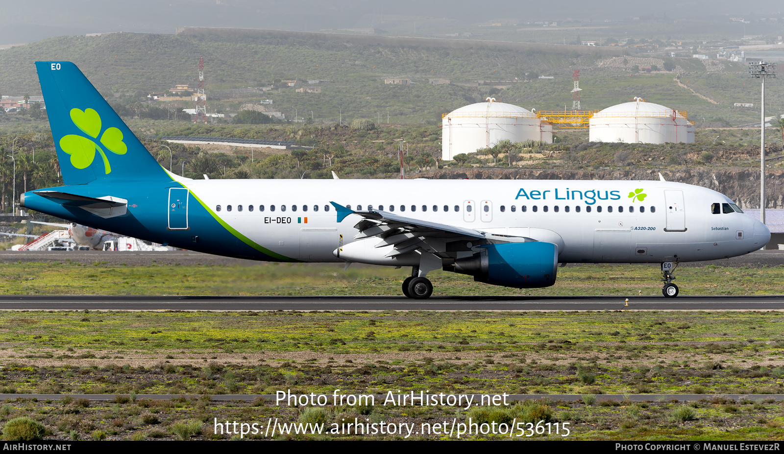 Aircraft Photo of EI-DEO | Airbus A320-214 | Aer Lingus | AirHistory.net #536115