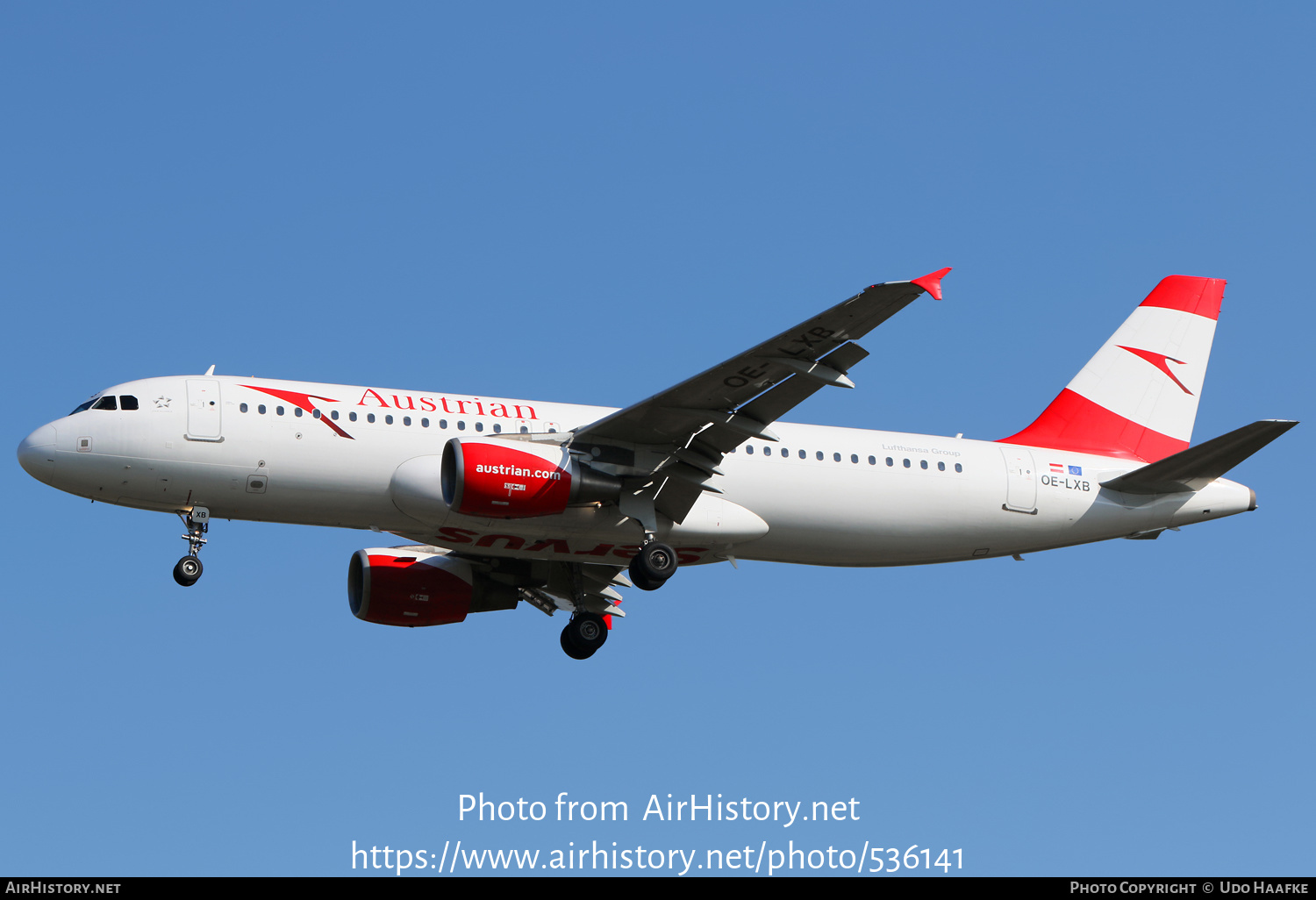 Aircraft Photo of OE-LXB | Airbus A320-216 | Austrian Airlines | AirHistory.net #536141