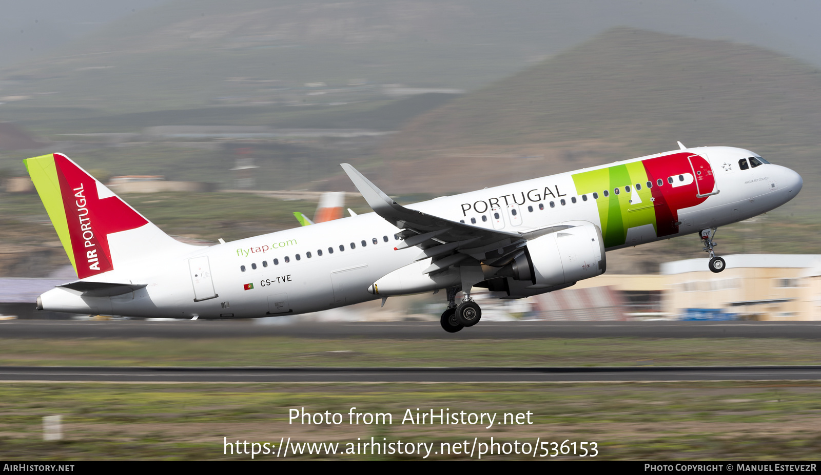 Aircraft Photo of CS-TVE | Airbus A320-251N | TAP Air Portugal | AirHistory.net #536153