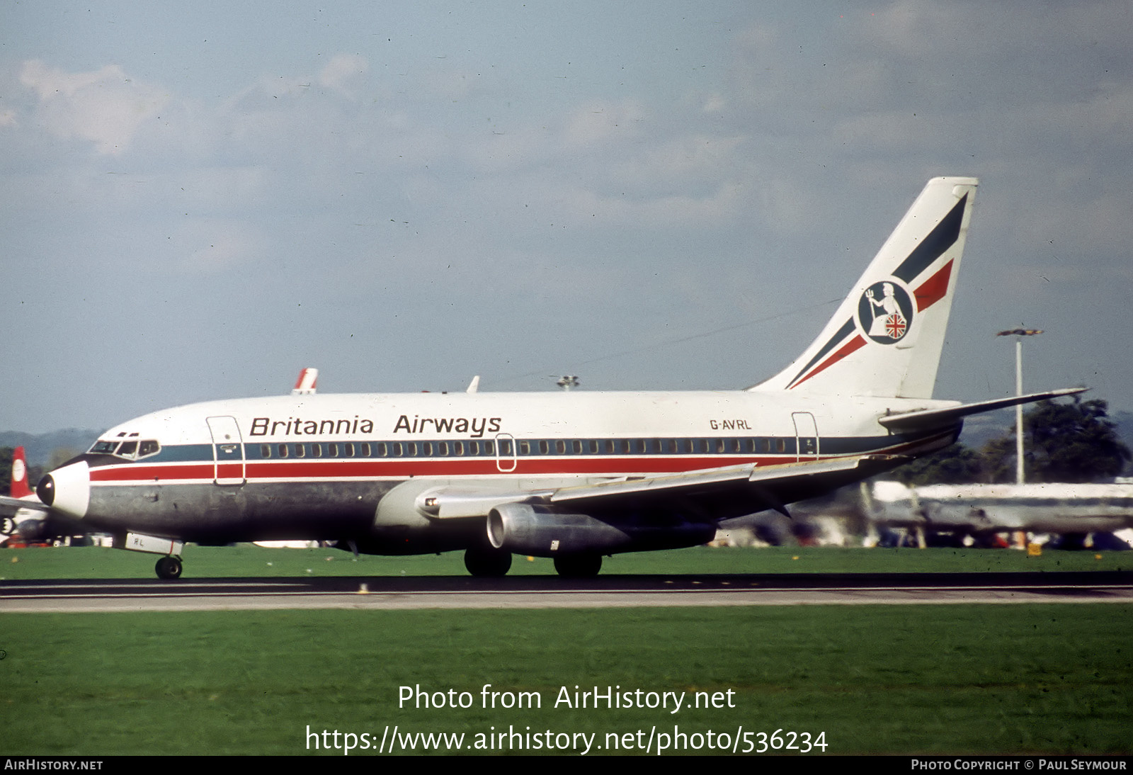 Aircraft Photo of G-AVRL | Boeing 737-204 | Britannia Airways | AirHistory.net #536234