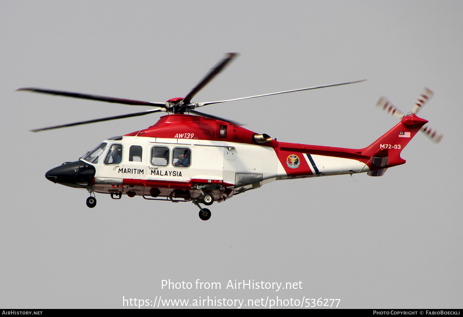 Aircraft Photo of M72-03 | AgustaWestland AW-139 | Malaysia - Coast Guard | AirHistory.net #536277