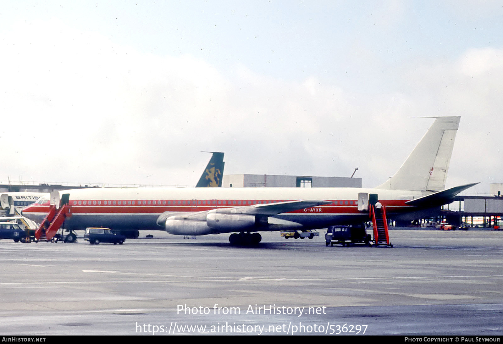 Aircraft Photo of G-AYXR | Boeing 707-321(F) | Tunis Air | AirHistory.net #536297