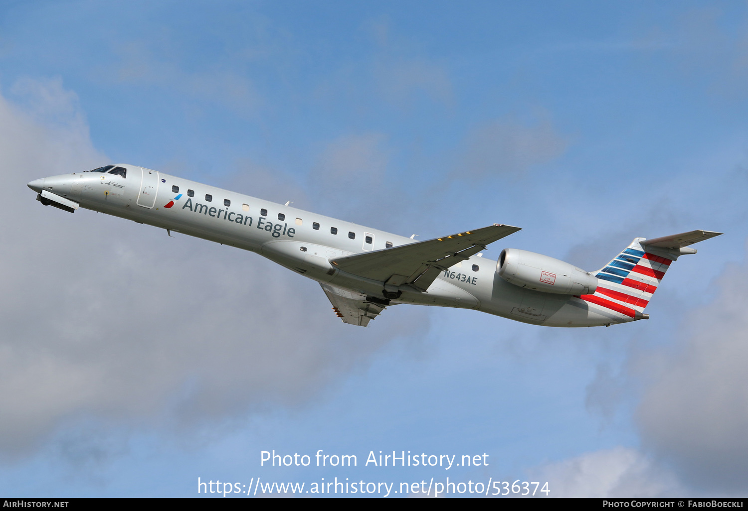 Aircraft Photo of N643AE | Embraer ERJ-145LR (EMB-145LR) | American Eagle | AirHistory.net #536374