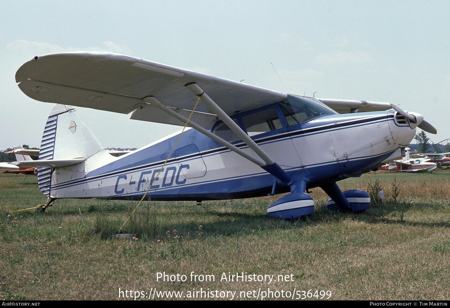 Aircraft Photo of C-FEDC | Stinson 108-1 Voyager | AirHistory.net #536499