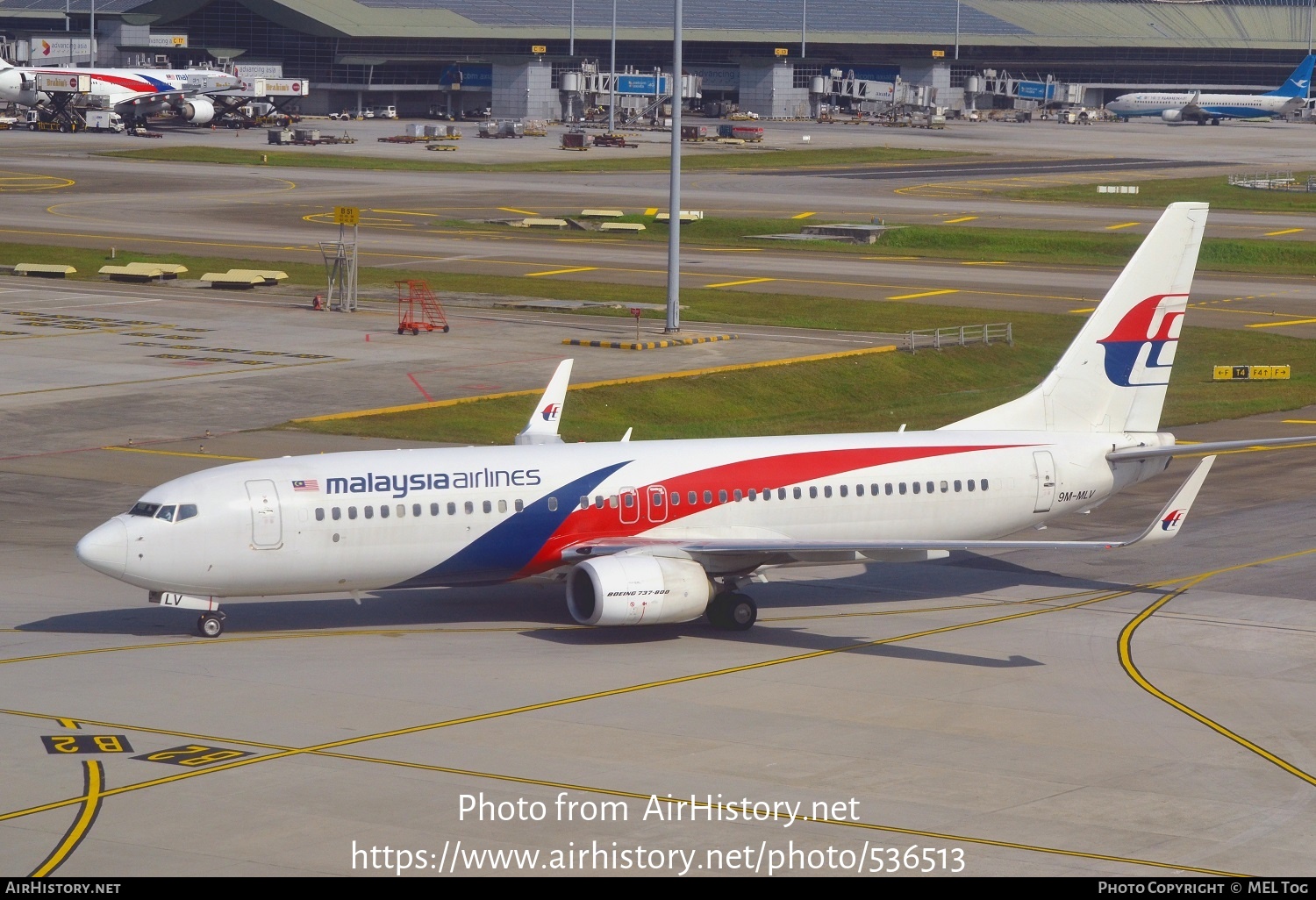 Aircraft Photo of 9M-MLV | Boeing 737-8H6 | Malaysia Airlines | AirHistory.net #536513