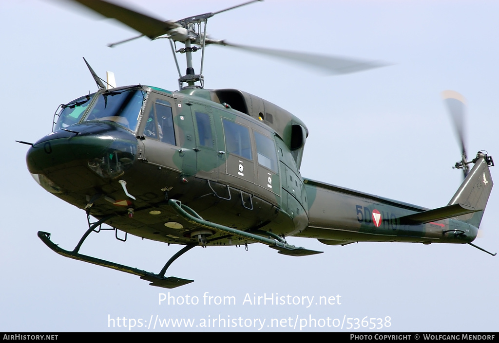 Aircraft Photo of 5D-HO | Agusta AB-212 | Austria - Air Force ...