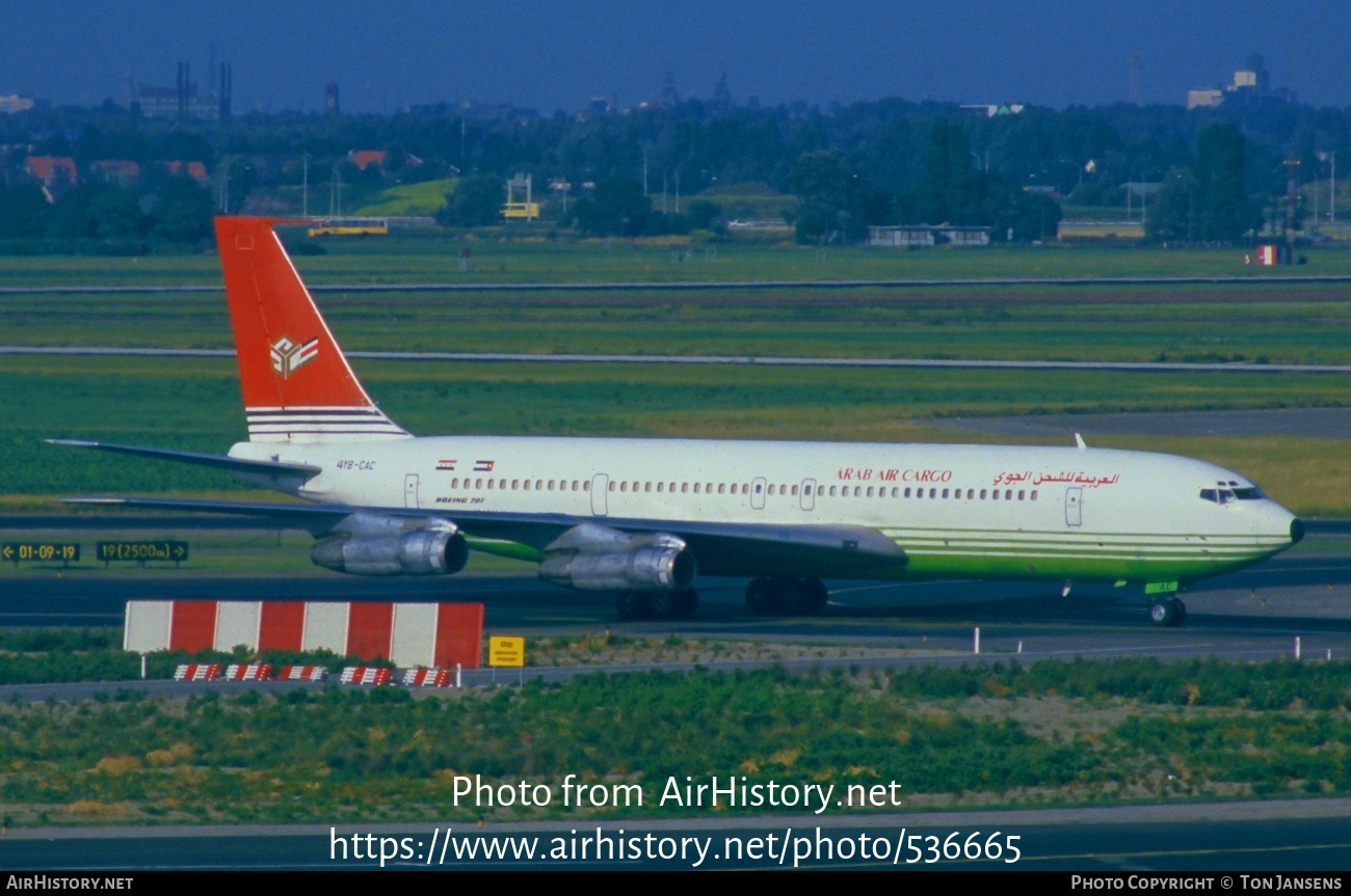 Aircraft Photo of 4YB-CAC | Boeing 707-370C | Arab Air Cargo | AirHistory.net #536665