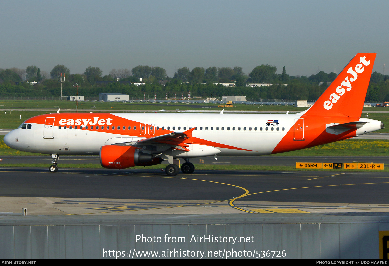 Aircraft Photo of OE-IJP | Airbus A320-214 | EasyJet | AirHistory.net #536726