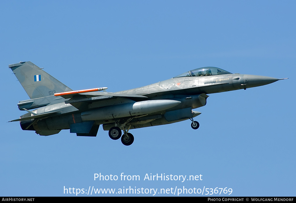 Aircraft Photo of 513 | Lockheed Martin F-16C Fighting Falcon | Greece - Air Force | AirHistory.net #536769