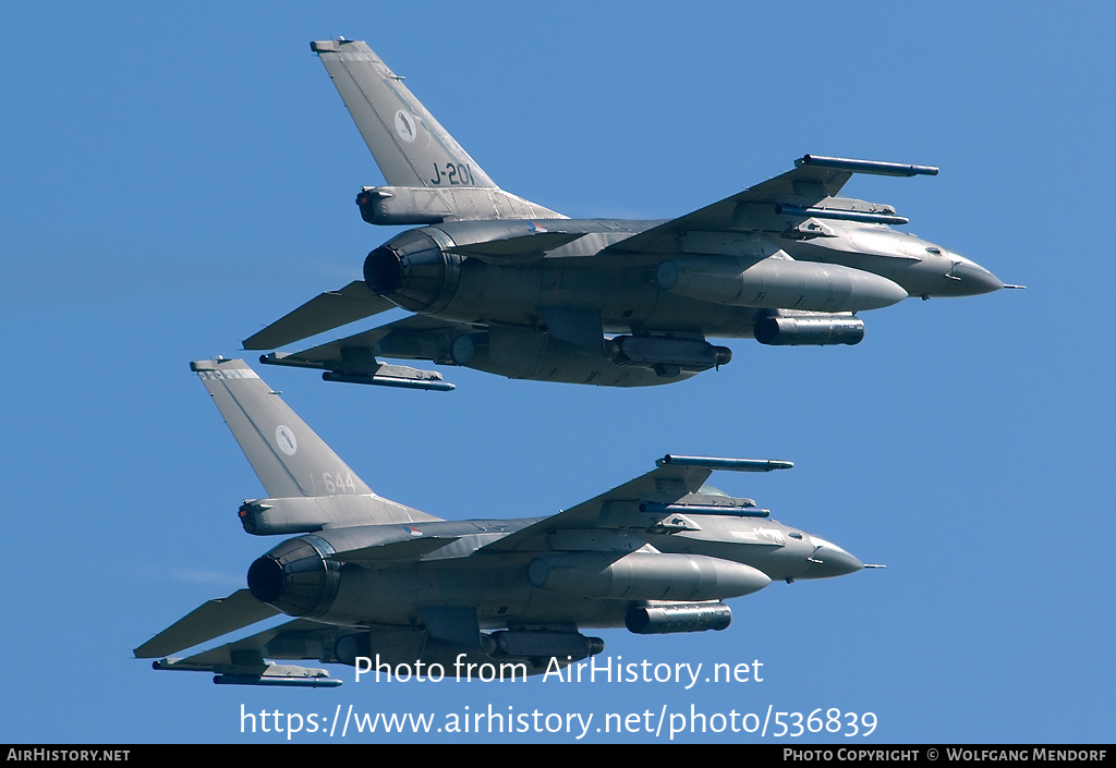 Aircraft Photo of J-201 | General Dynamics F-16AM Fighting Falcon | Netherlands - Air Force | AirHistory.net #536839