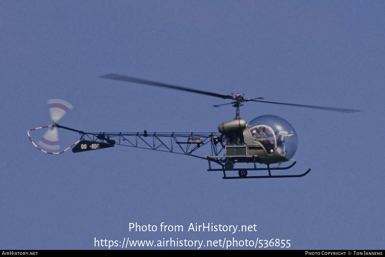 Aircraft Photo of OO-RDG | Bell 47G-2 | AirHistory.net #536855